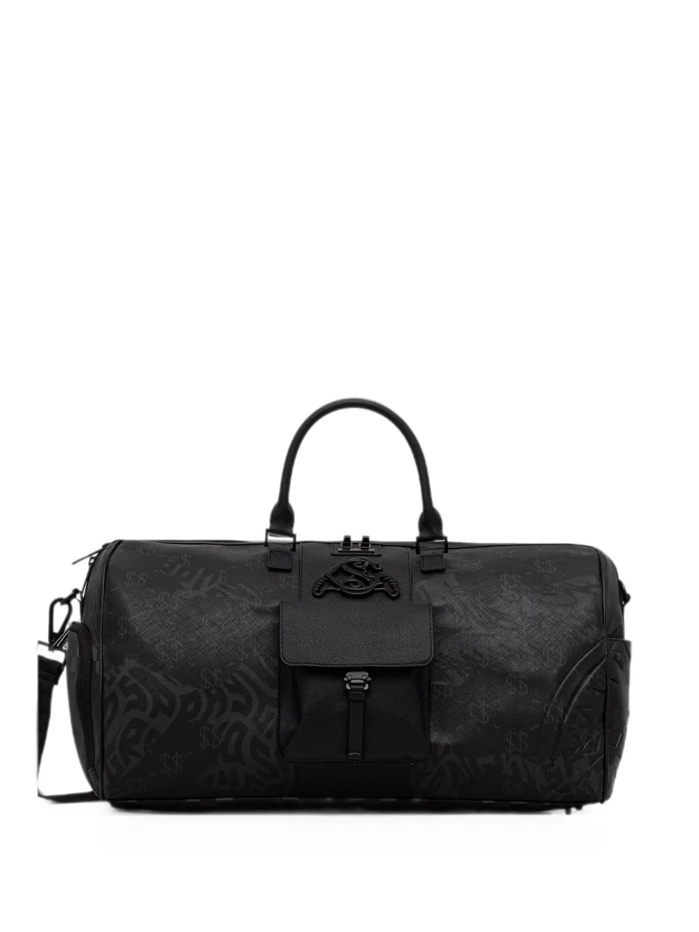 Sprayground logo-print holdall bag - Nero