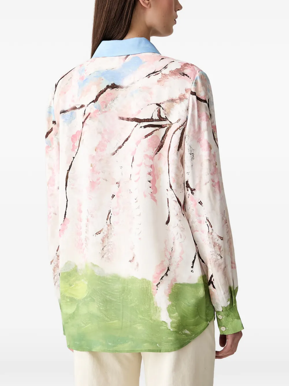 Stine Goya Ruimvallend blouse Beige