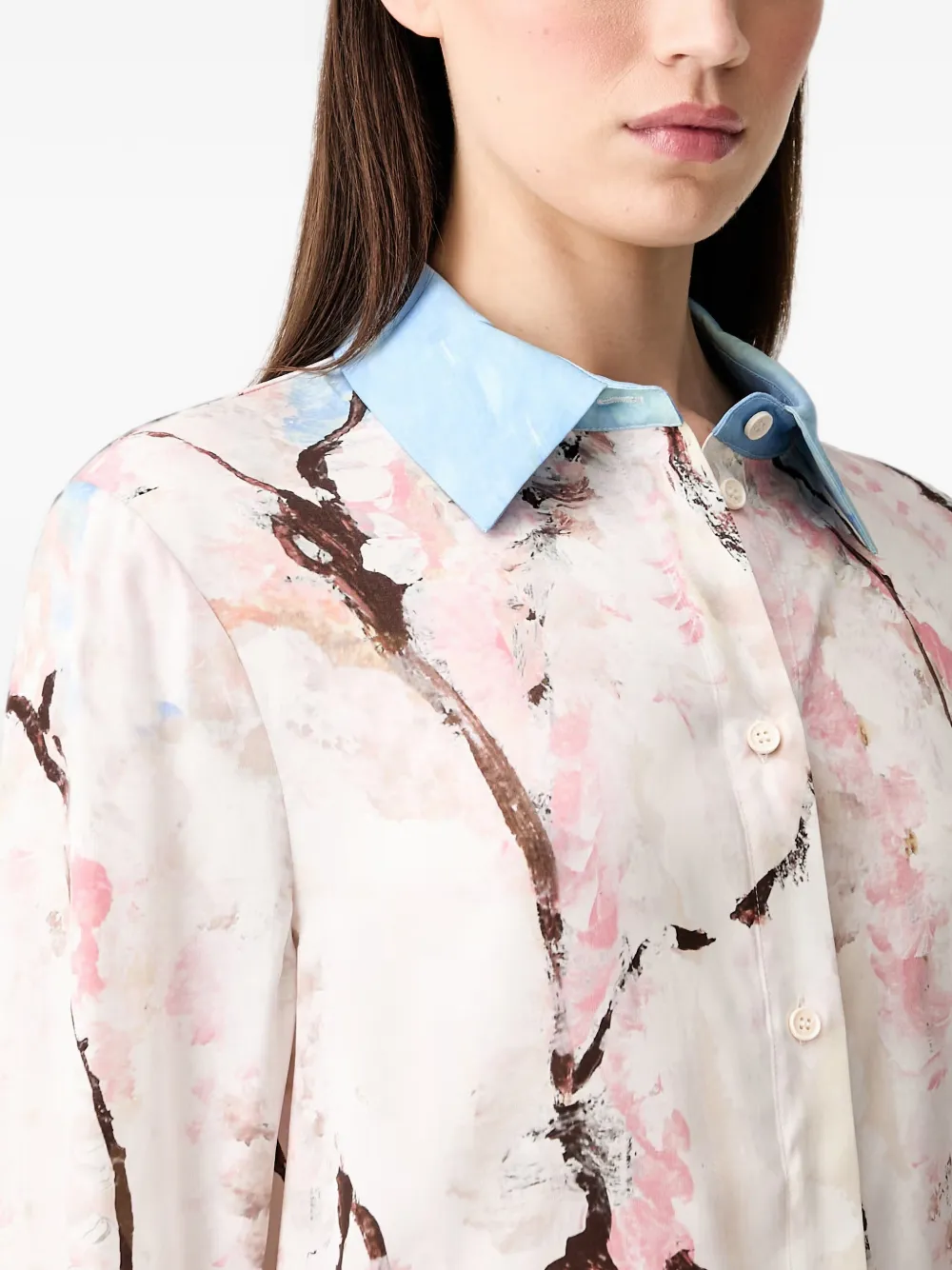 Stine Goya Ruimvallend blouse Beige