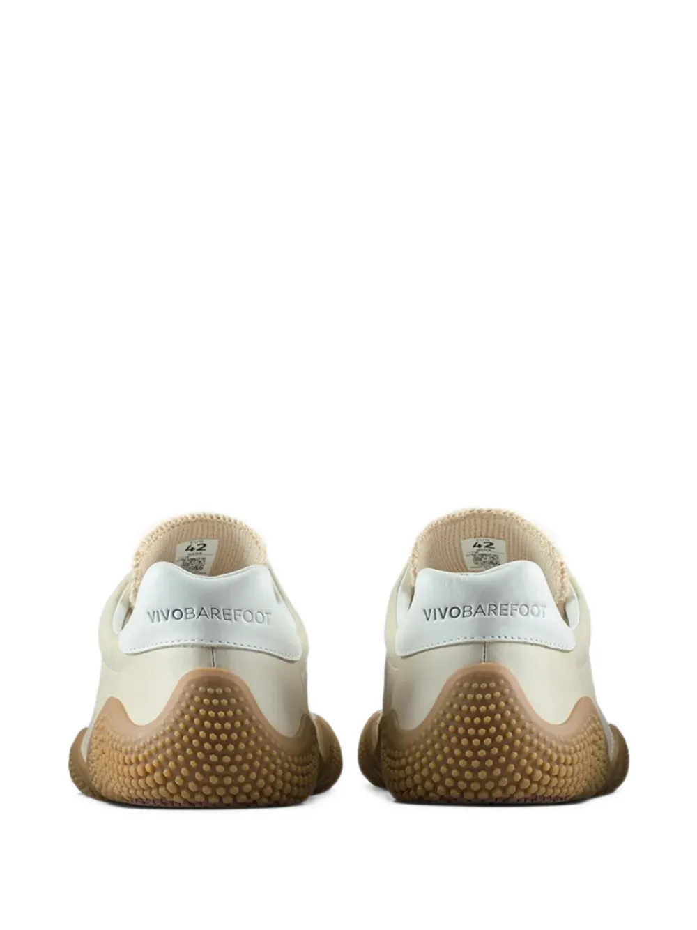 Vivobarefoot Motus Studio logo-print lace-up sneakers Beige