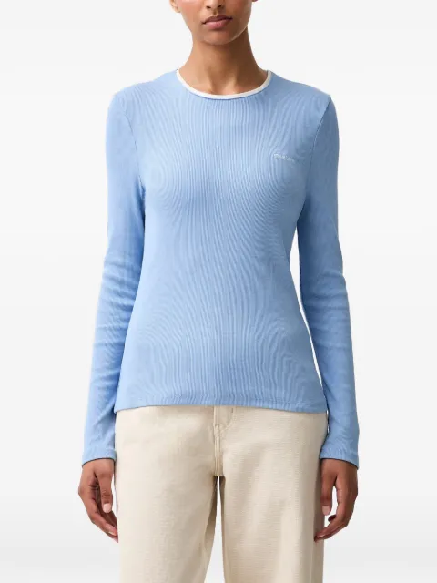 Stine Goya ribbed-knit long-sleeve top