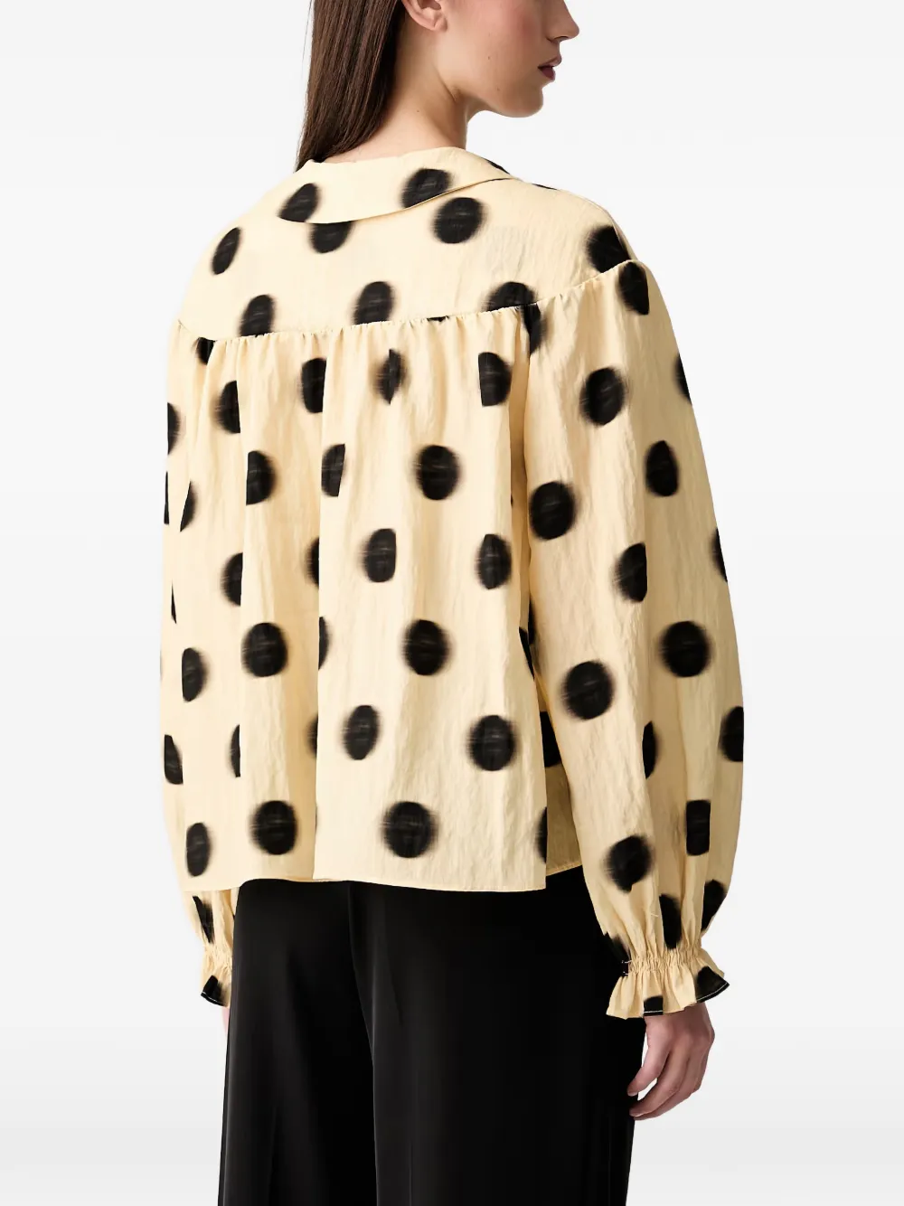 Stine Goya Blouse met stippen Geel