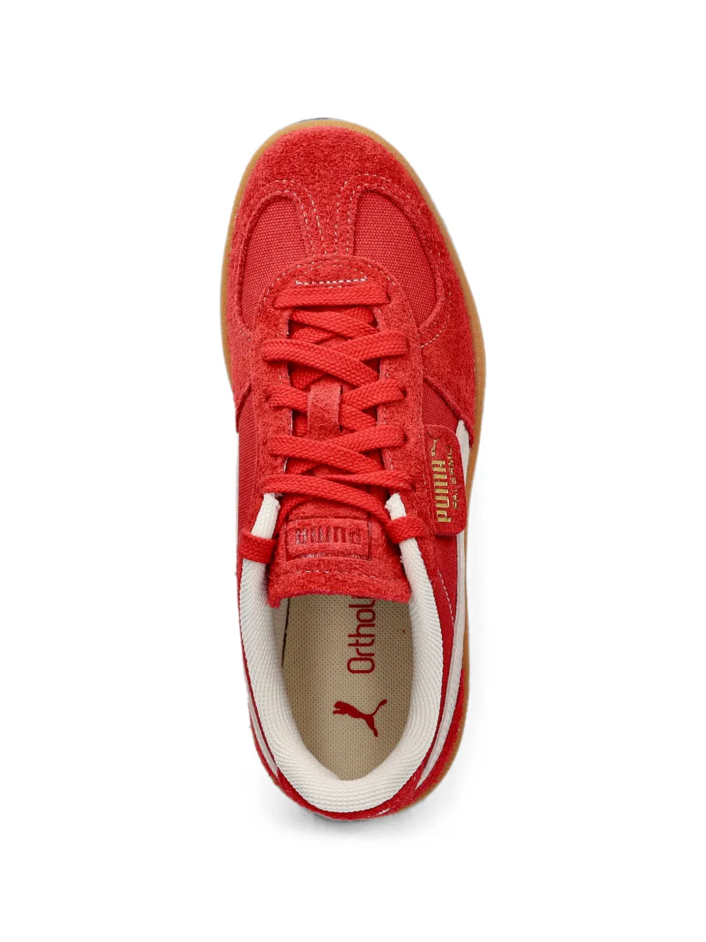 PUMA Palermo logo-patch sneakers Rood