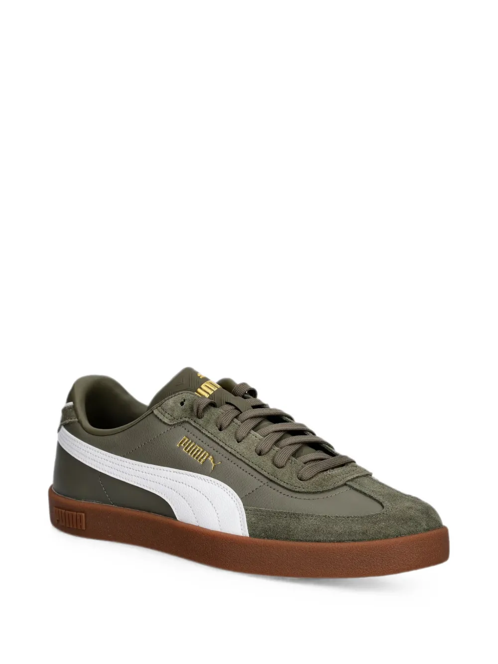 PUMA Club II Era panelled sneakers Groen