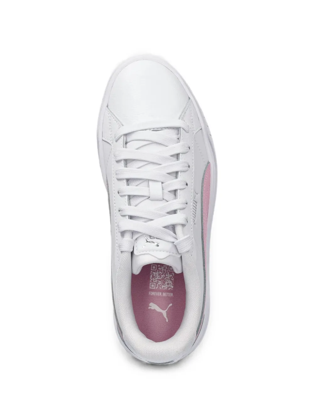 PUMA Karmen II leather platform sneakers Wit