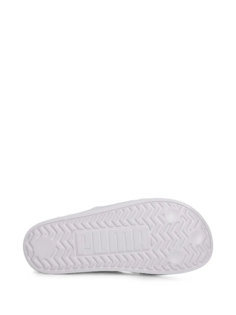 PUMA quilted crossover-strap slides Paars
