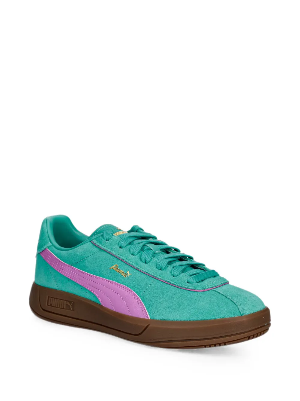 PUMA Club Klassika panelled sneakers Groen