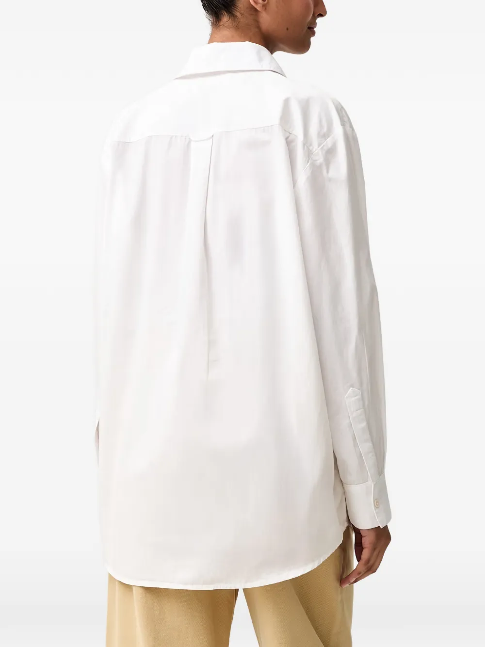 Stine Goya Broderie anglaise shirt Wit