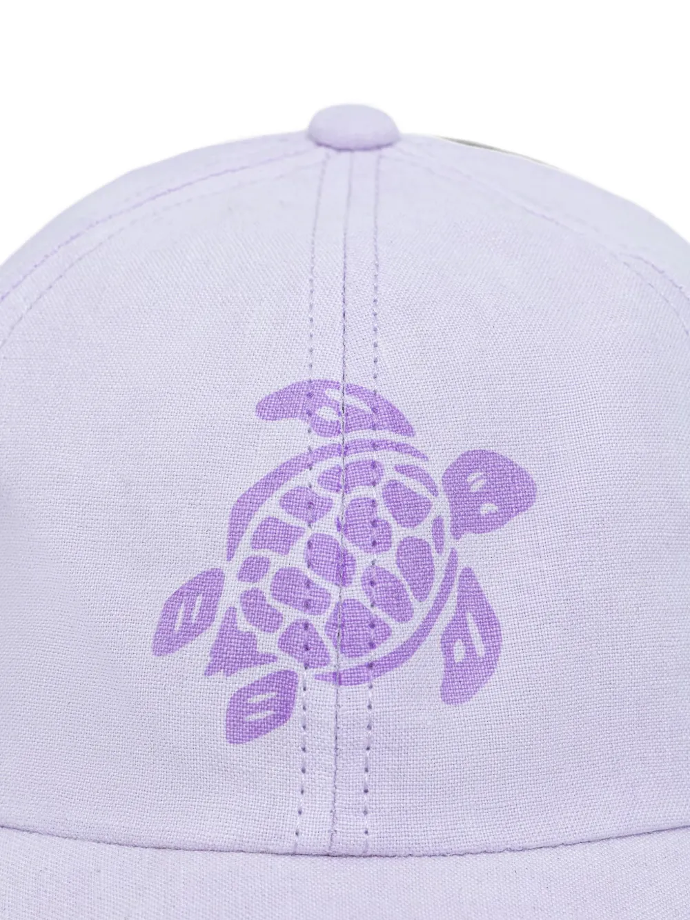 Vilebrequin Honkbalpet met schildpad-print Paars