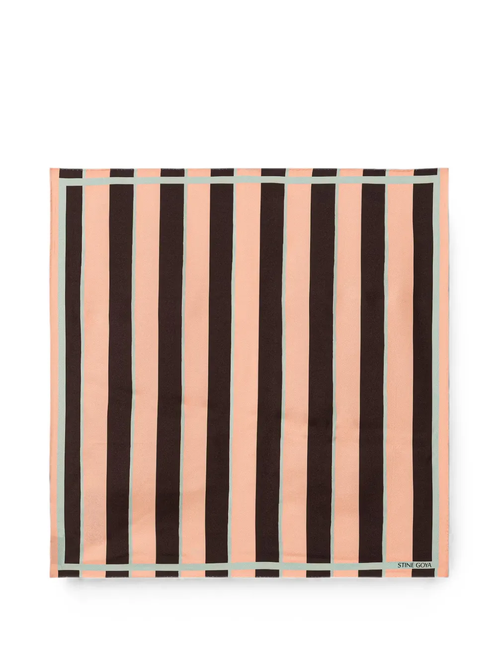 Stine Goya striped scarf - Rosa