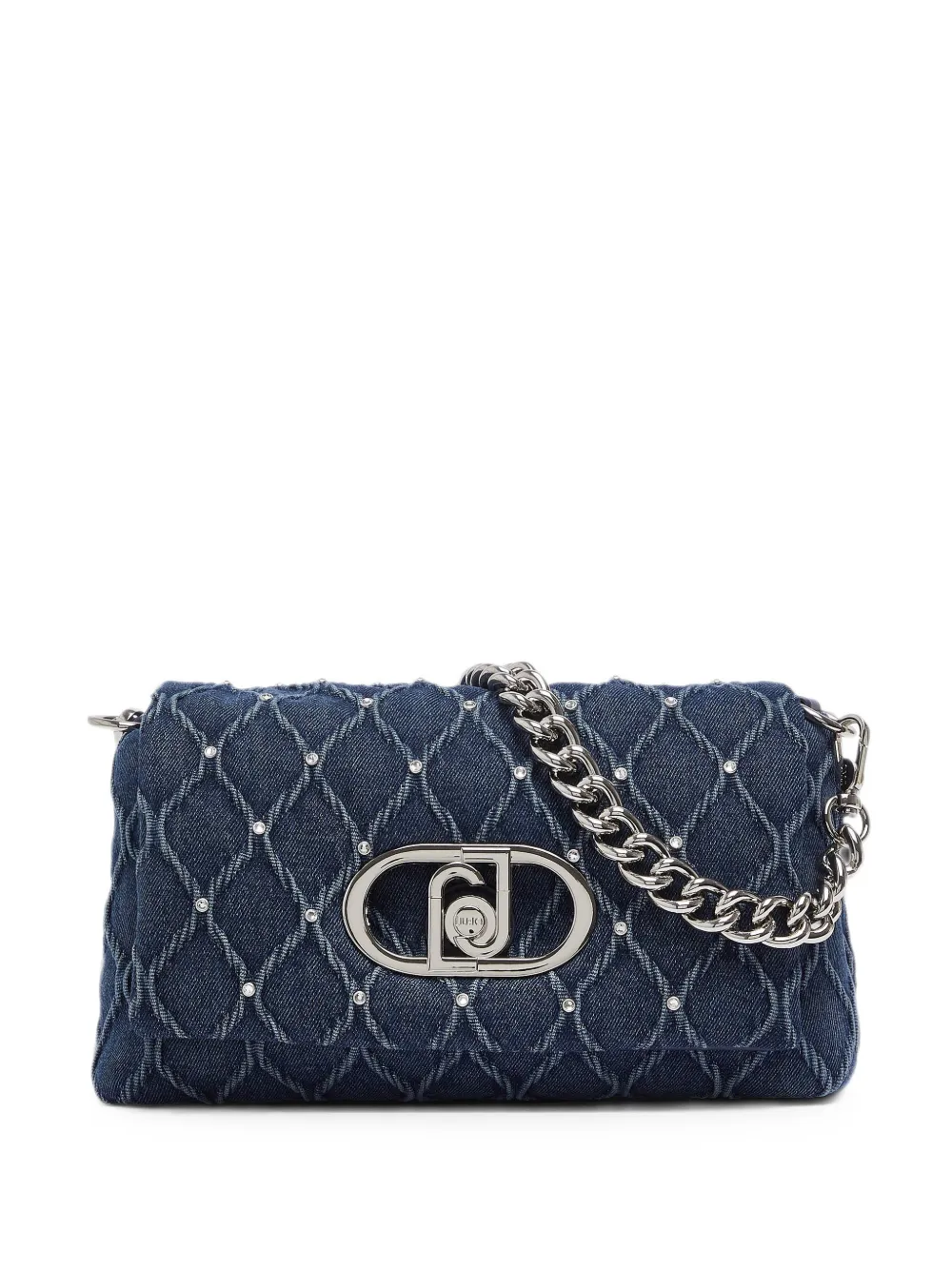 LIU JO medium LaPuffy denim bag - Blu