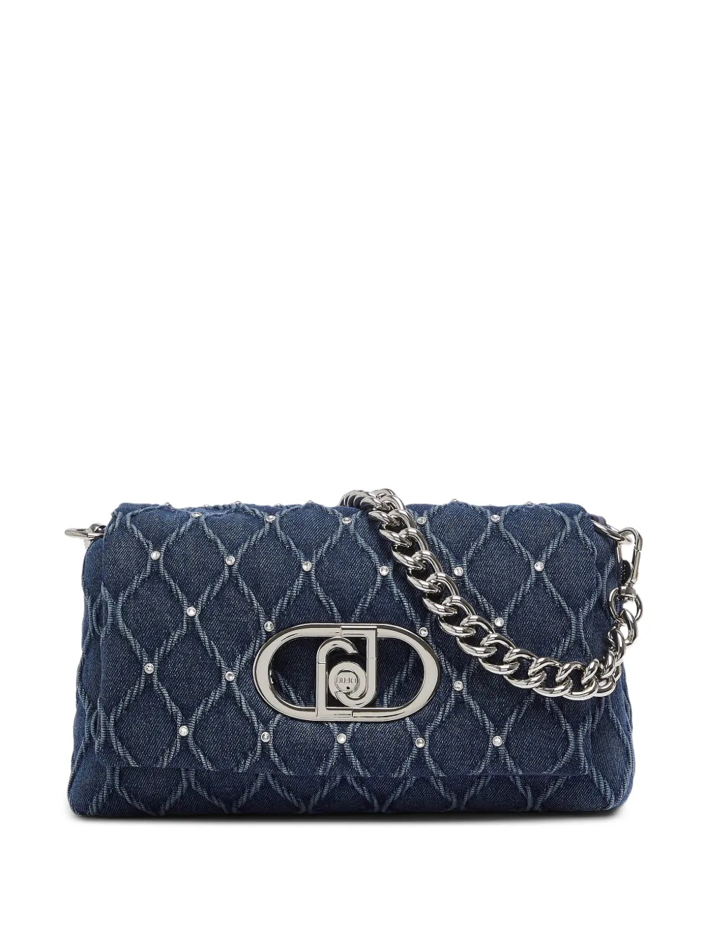 LIU JO medium LaPuffy denim bag - Blu