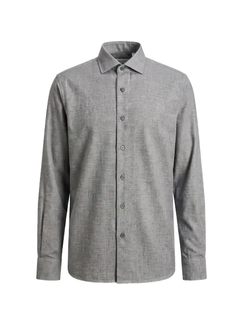 Peserico mélange-effect long-sleeve shirt