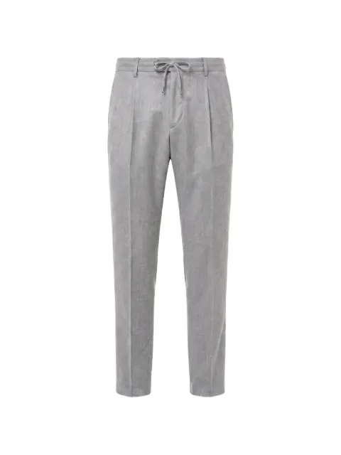 Peserico drawstring-waist pleated trousers