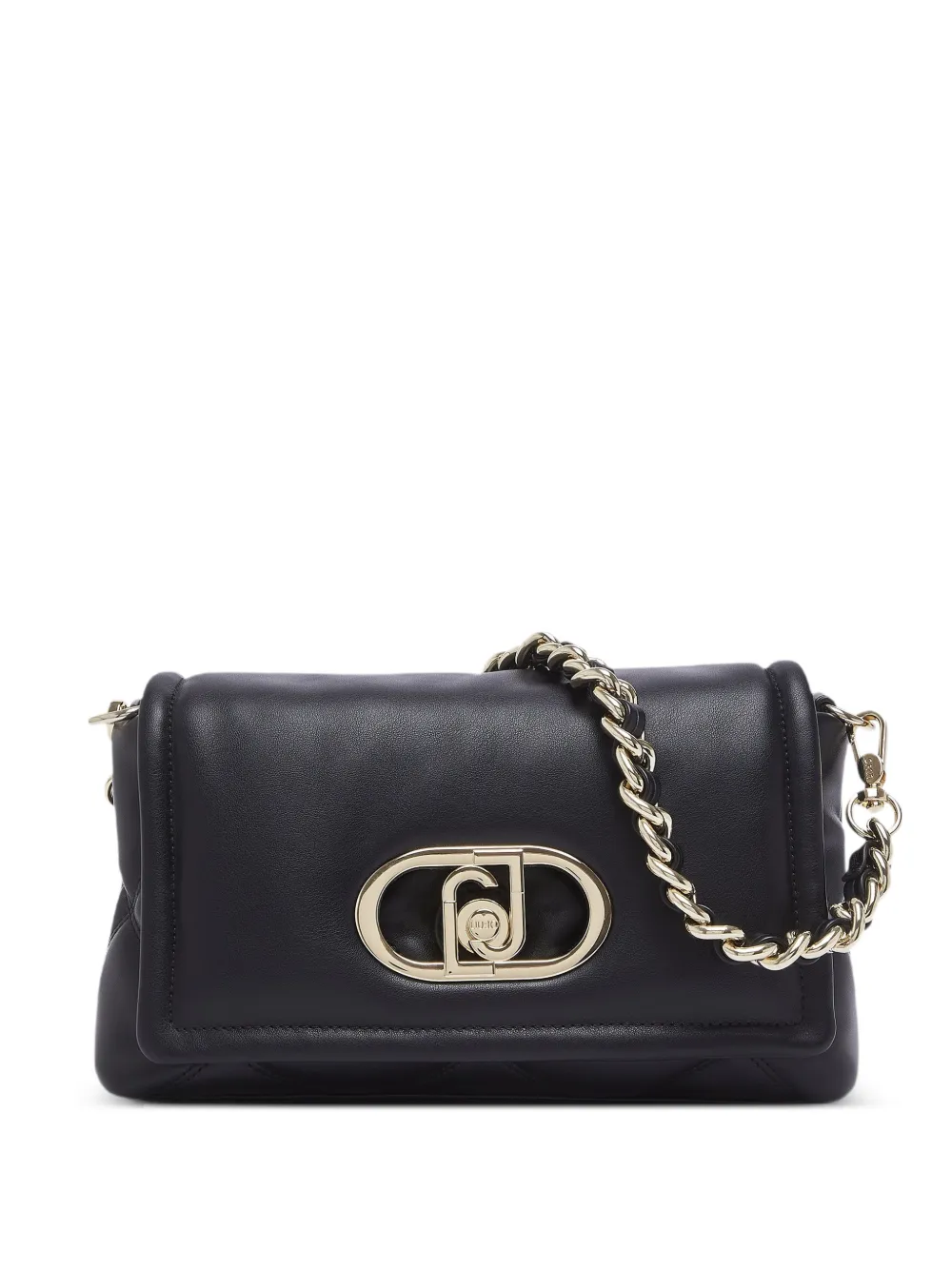 LIU JO medium LaPuffy bag with quilted design - Nero