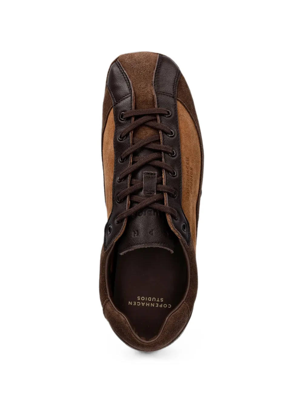 Copenhagen panelled suede sneakers Bruin