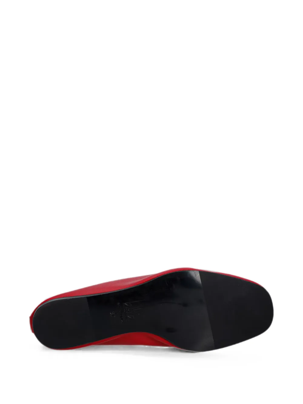 BILLI BI A9920 square-toe ballet flats Rood