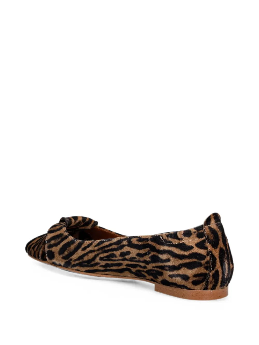 BILLI BI A9410 leopard-print peep-toe pumps Beige