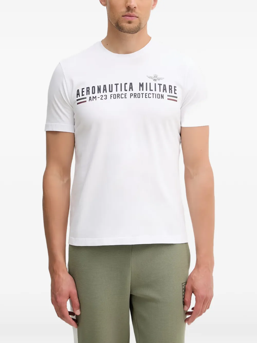 Aeronautica Militare logo-print T-shirt