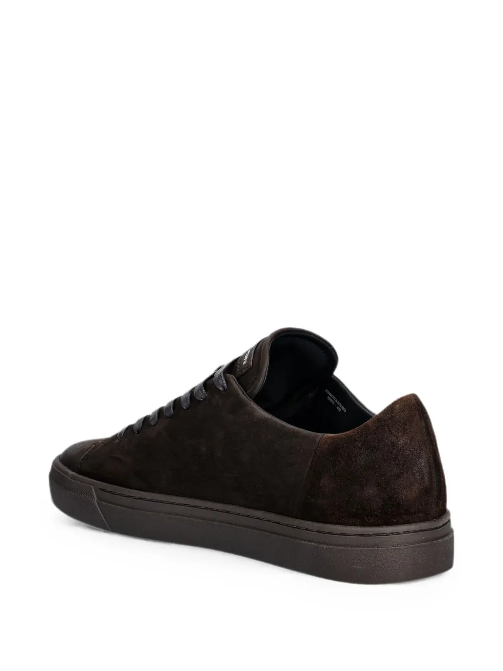 Crime London suede logo-print sneakers Bruin