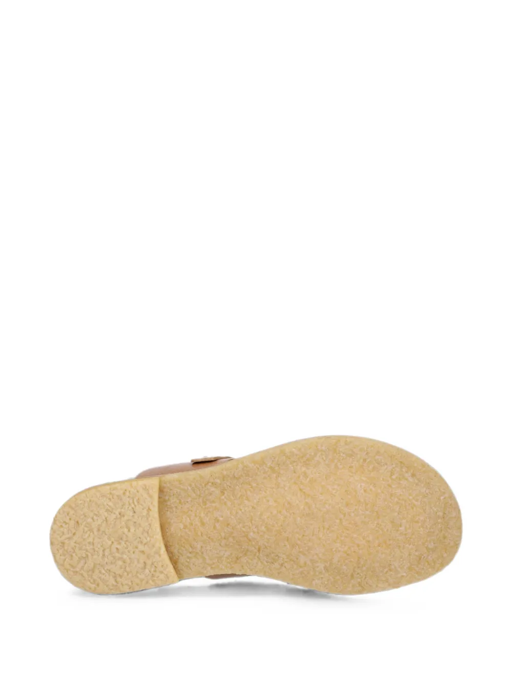 BILLI BI T7002 crossover-strap toe-loop sandals Beige