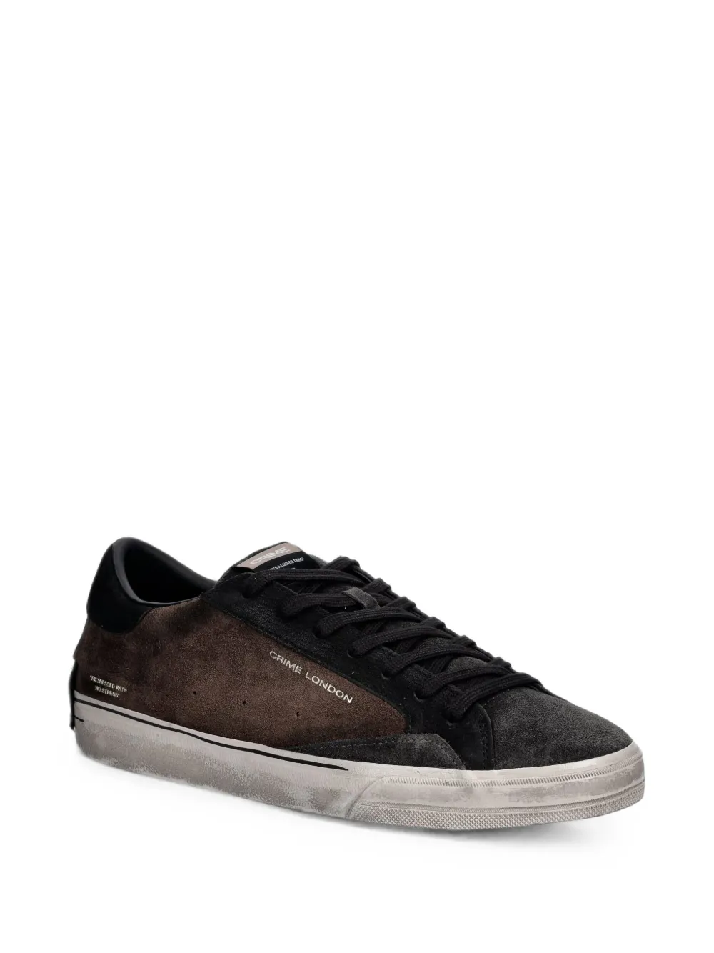 Crime London Distressed 2.0 panelled sneakers Bruin