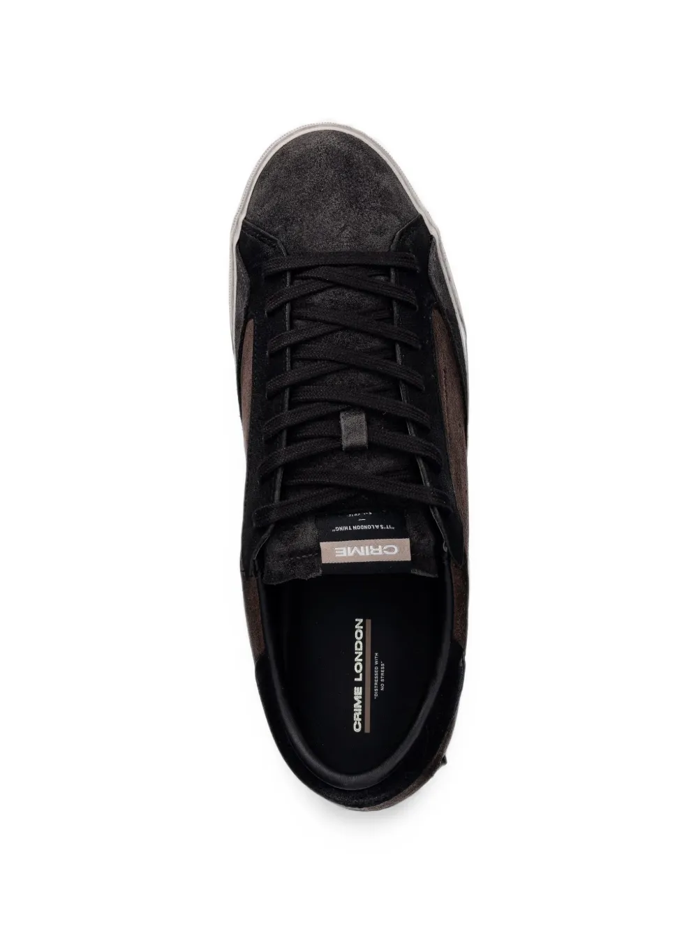 Crime London Distressed 2.0 panelled sneakers Bruin