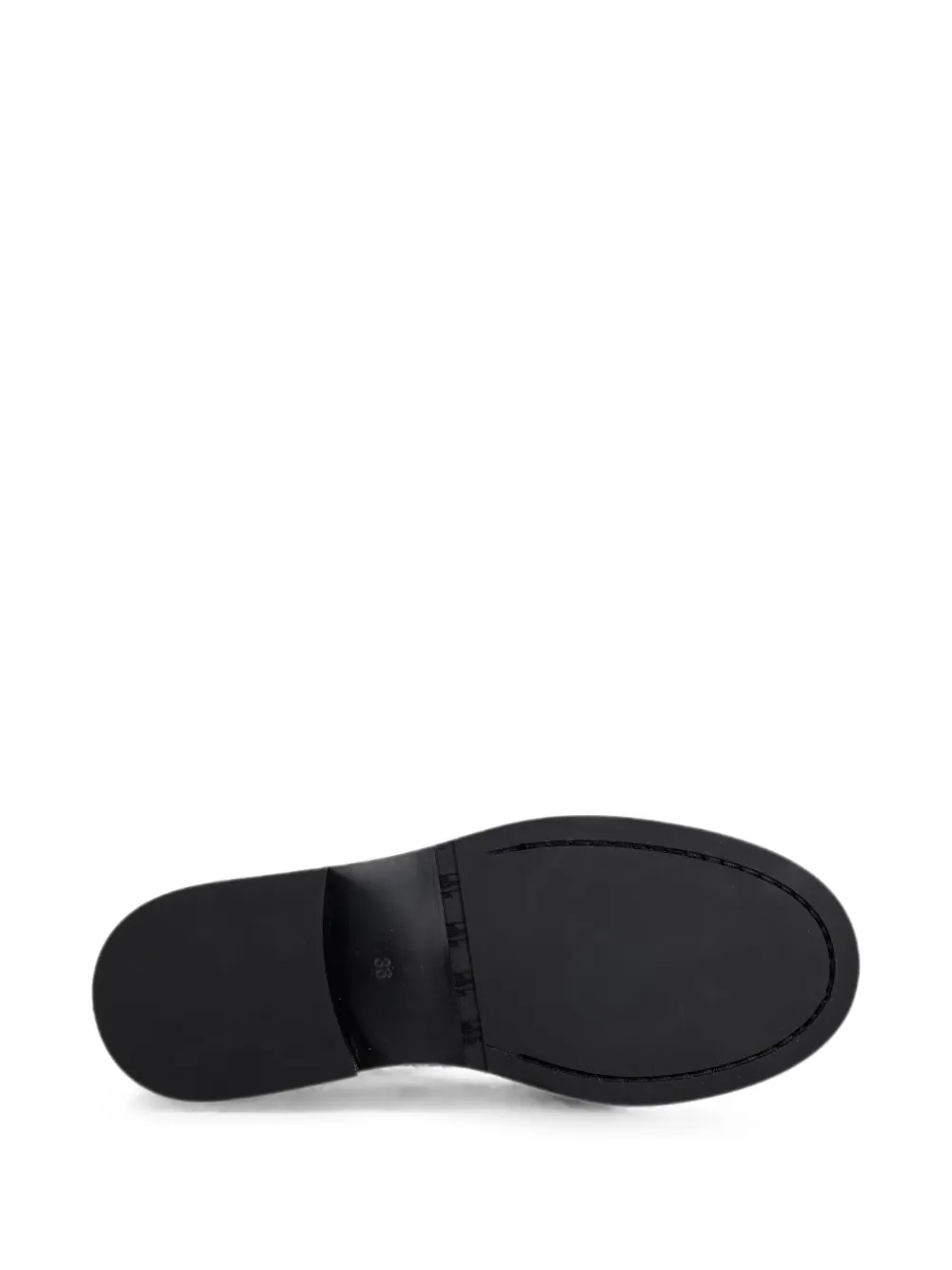 BILLI BI A9706 buckle-fastening cut-out Derby shoes Zwart