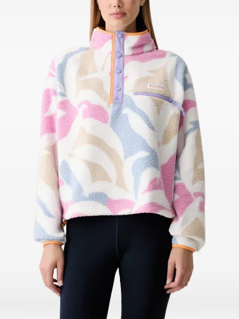 Columbia Helvetia abstract-print fleece sweater