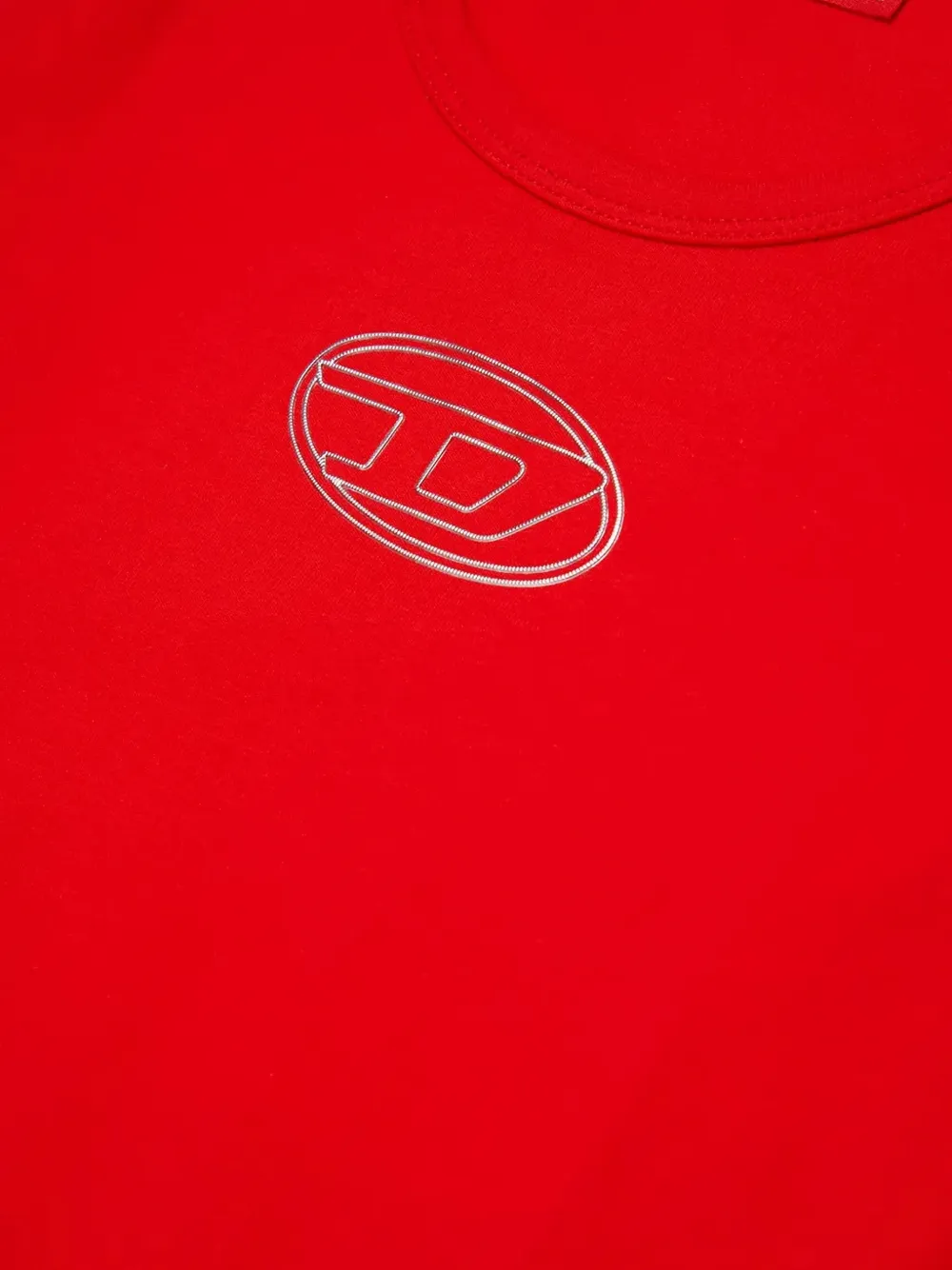 Diesel Kids Oval D body met lange mouwen Rood