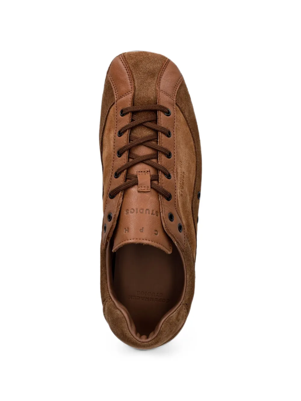 Copenhagen suede leather-panelled sneakers Bruin