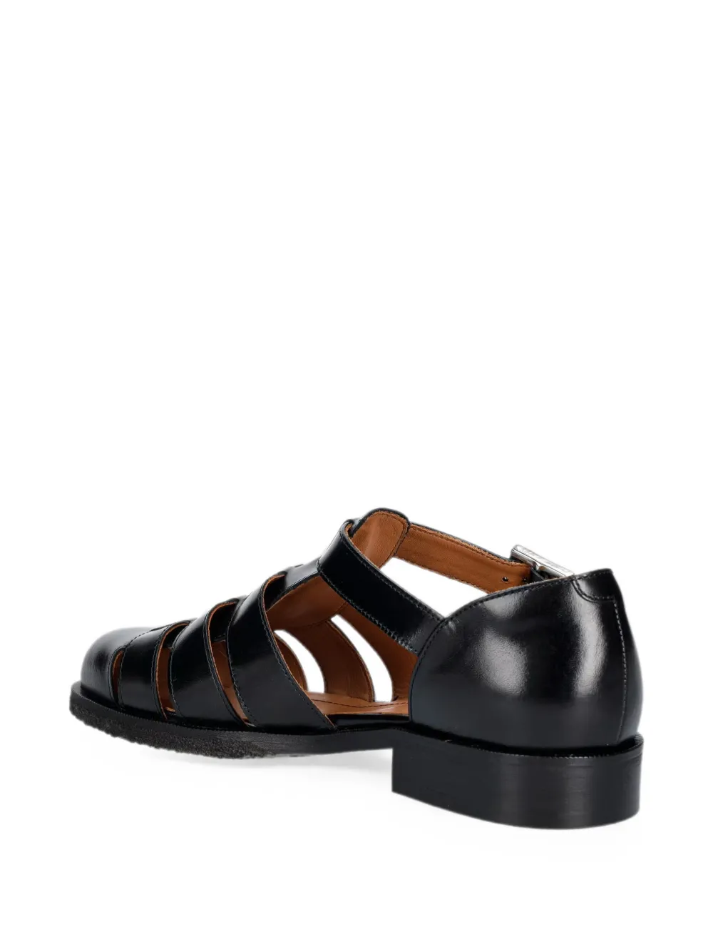BILLI BI A6315 buckle-fastening caged sandals Zwart