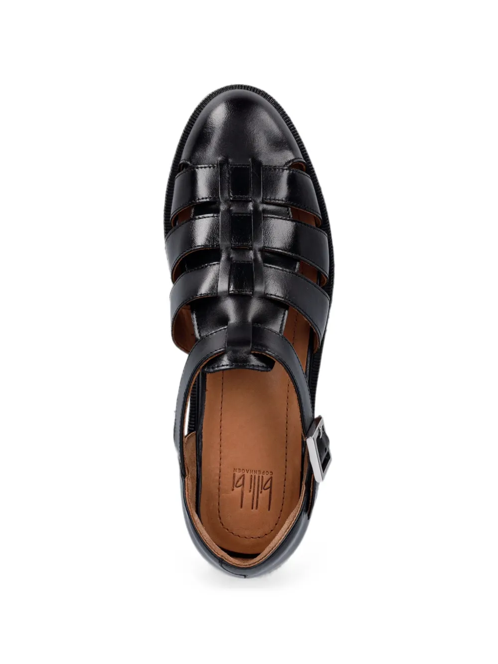 BILLI BI A6315 buckle-fastening caged sandals Zwart