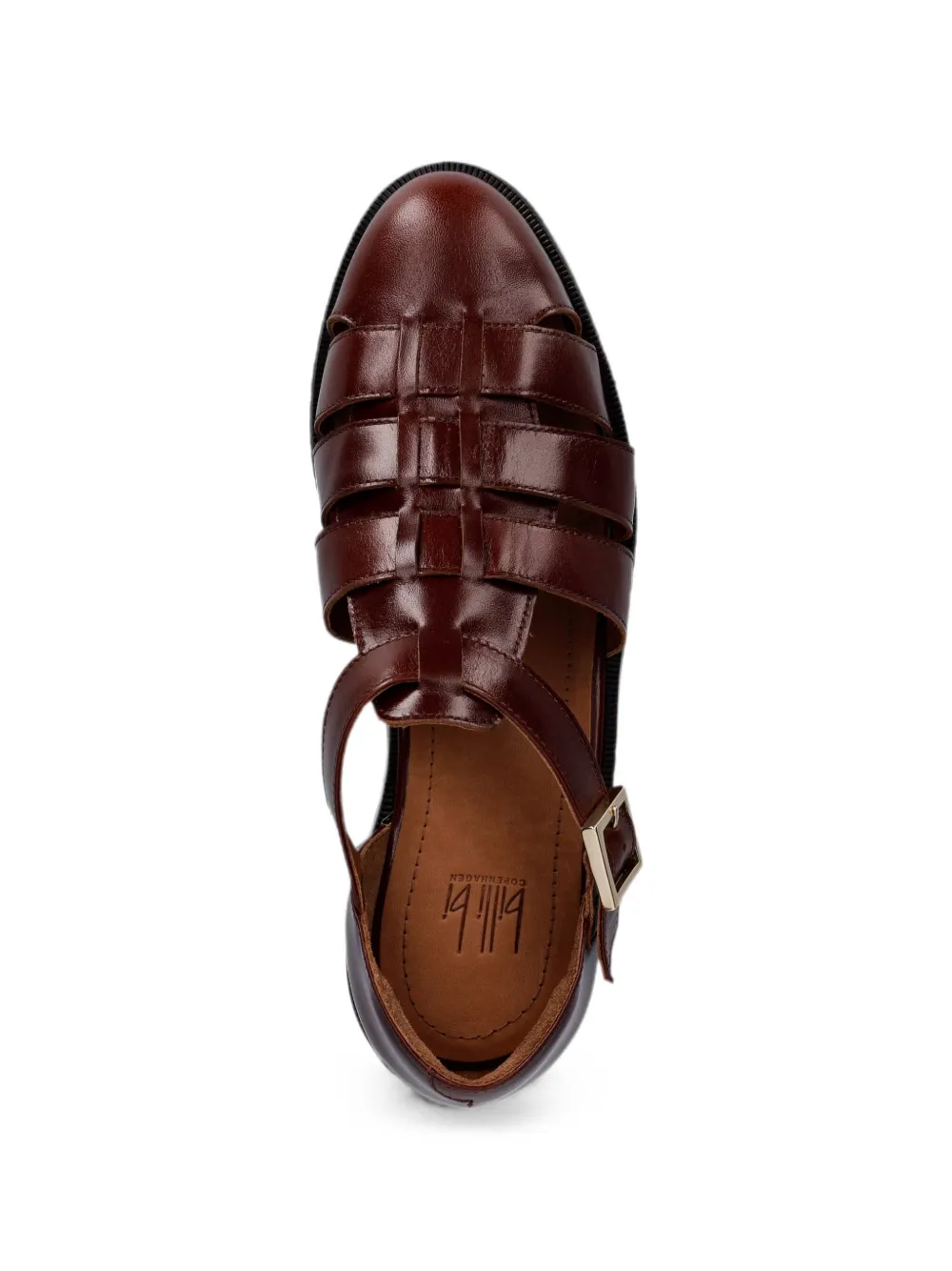 BILLI BI A6315 buckle-fastening caged sandals Bruin