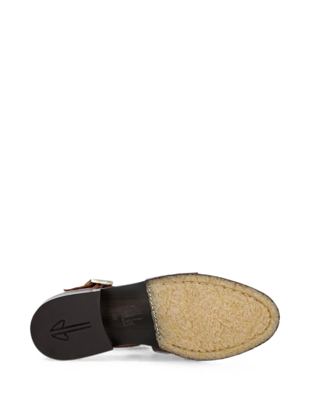 BILLI BI A6315 buckle-fastening caged sandals Bruin