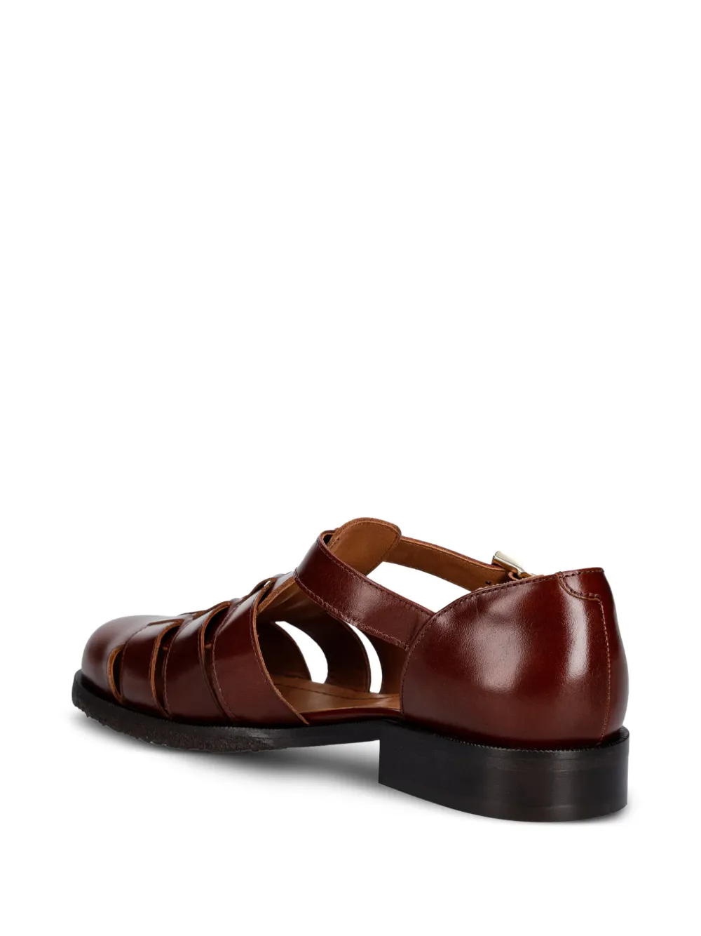 BILLI BI A6315 buckle-fastening caged sandals Bruin