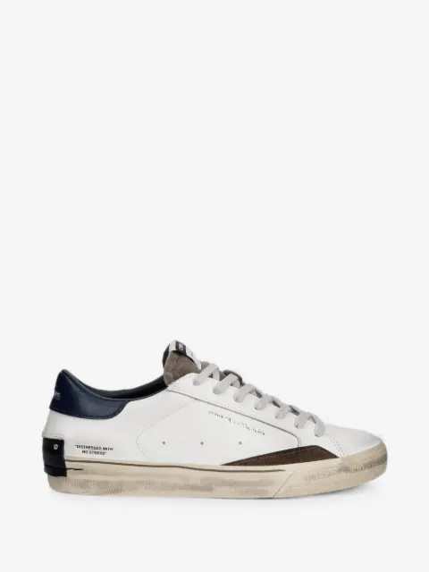 Crime London Distressed panelled sneakers