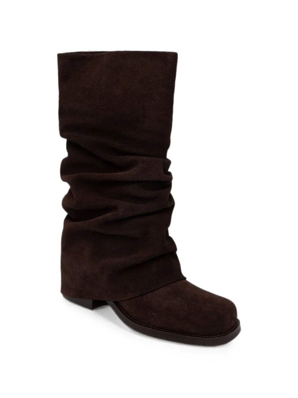 BILLI BI A8912 slouchy square-toe boots Bruin