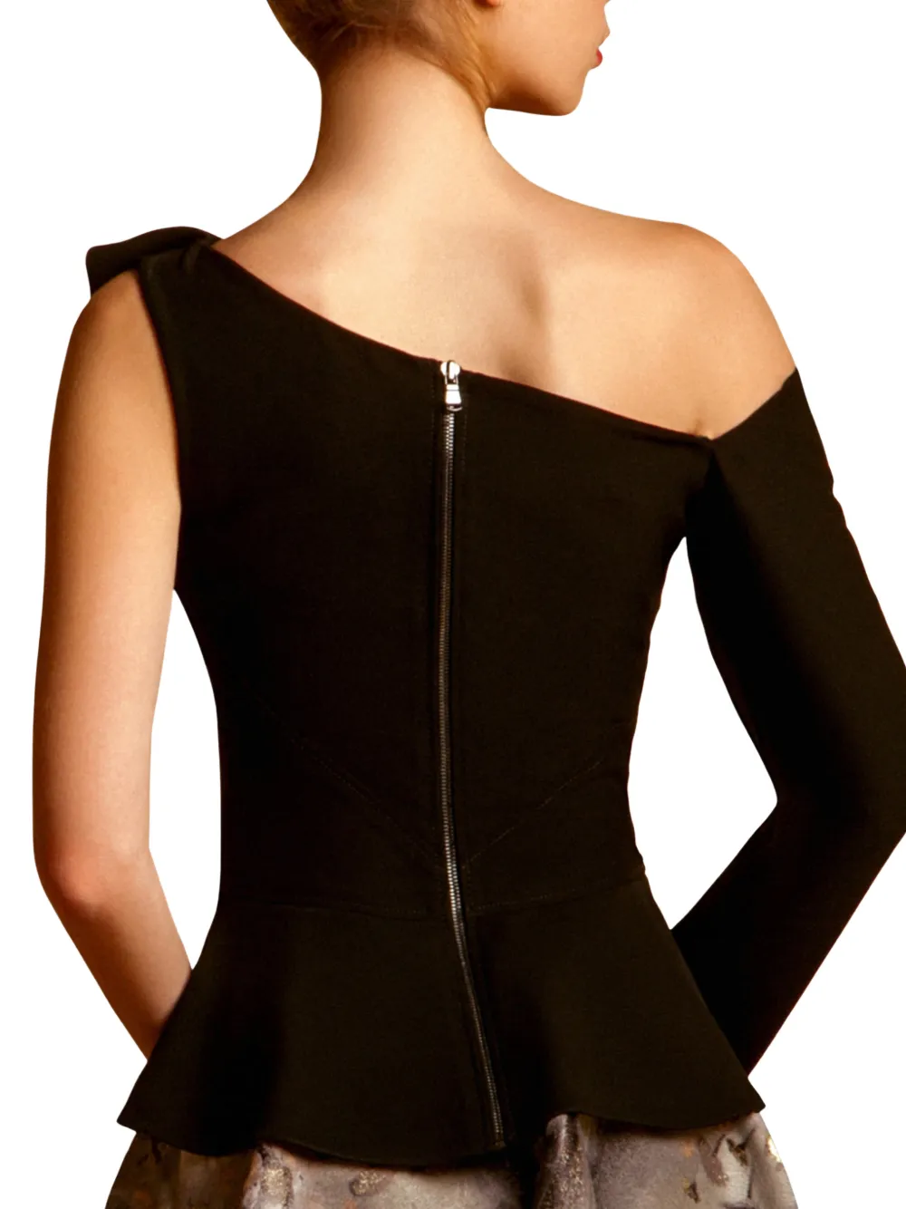 Gemy Maalouf Asymmetrische top Zwart