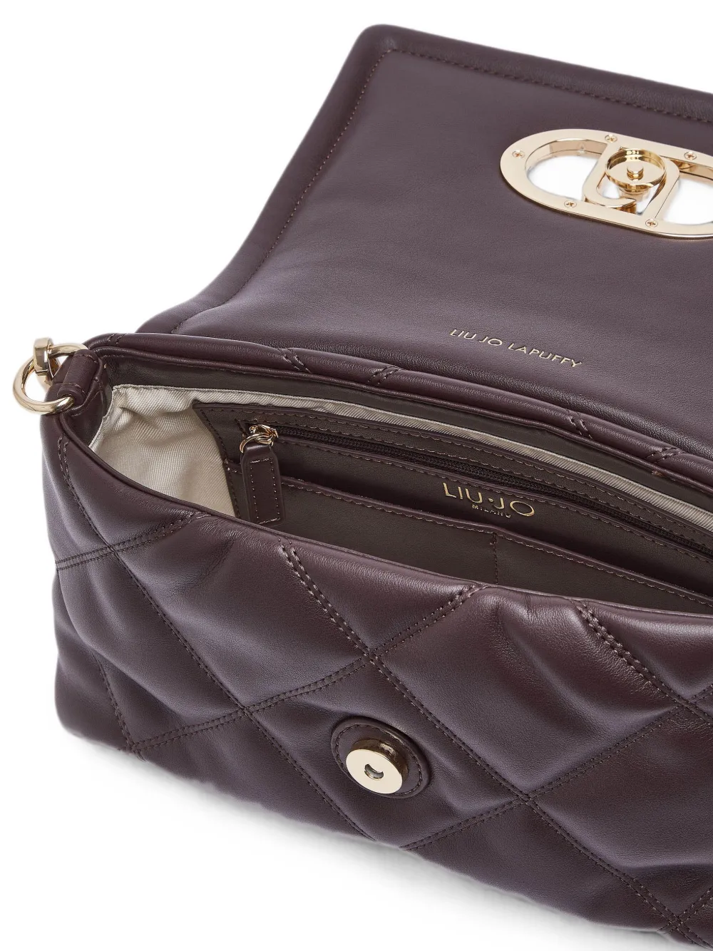 LIU JO Medium LaPuffy gewatteerde tas Bruin