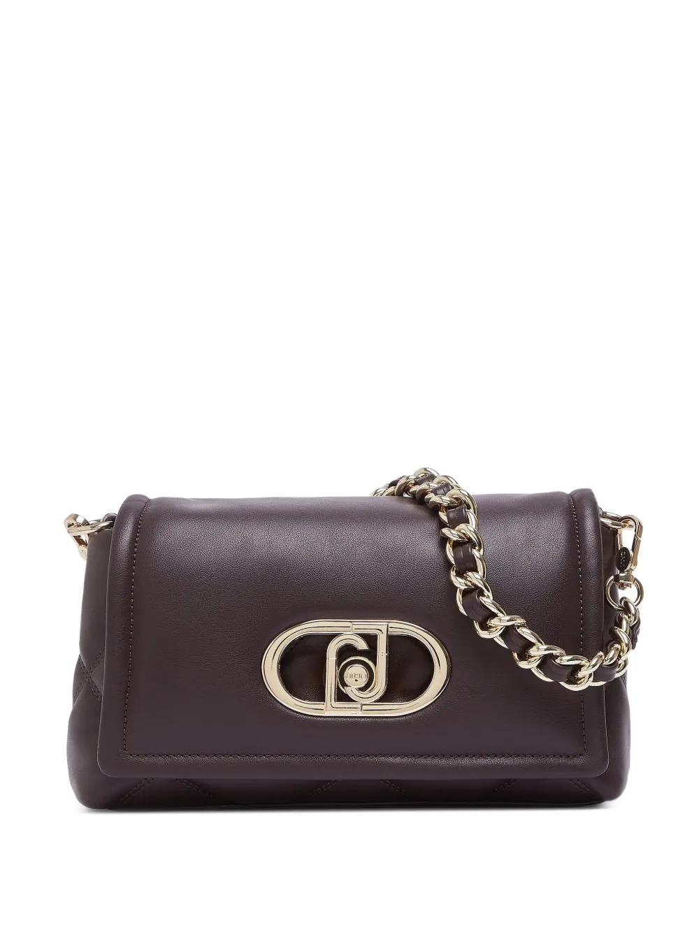 LIU JO medium LaPuffy bag with quilted design - Marrone