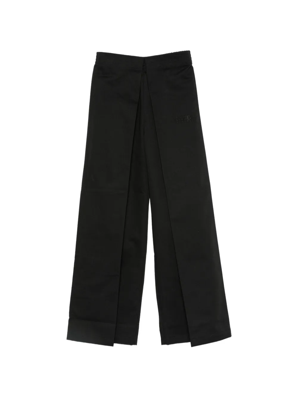 MM6 Maison Margiela Kids Jeans met omgekeerde plooien Zwart