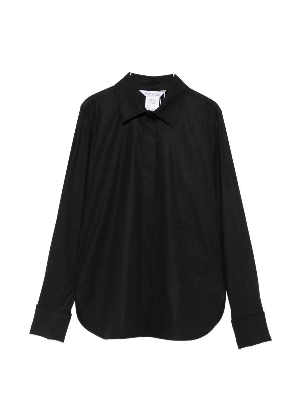 Max Mara long-sleeve shirt - Nero