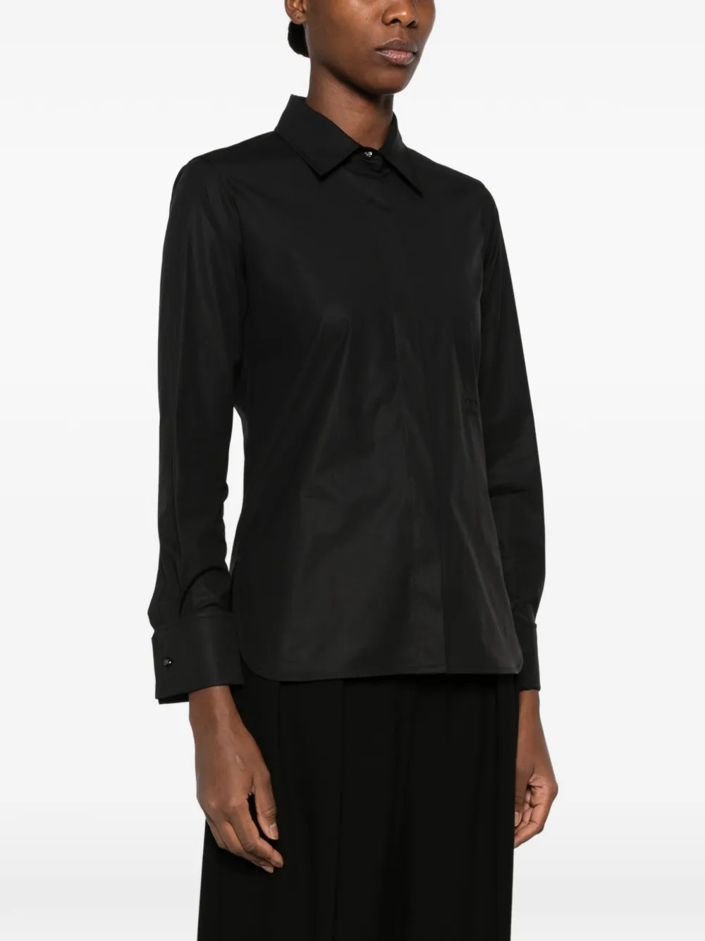 Max Mara Blouse met lange mouwen Zwart