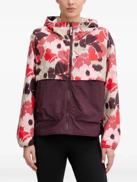 Columbia Spire Valley floral-print panelled jacket