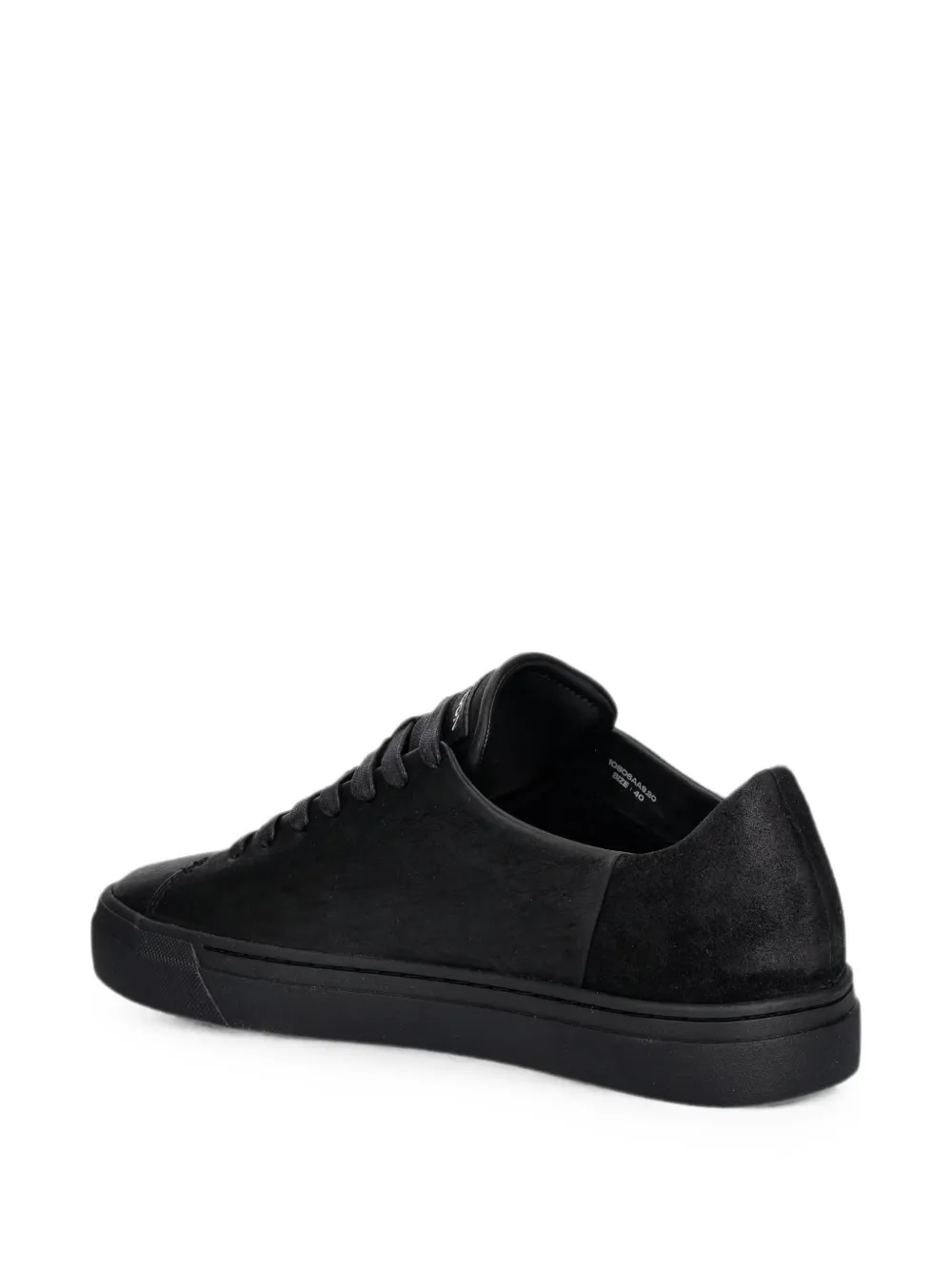 Crime London logo-print panelled sneakers Zwart