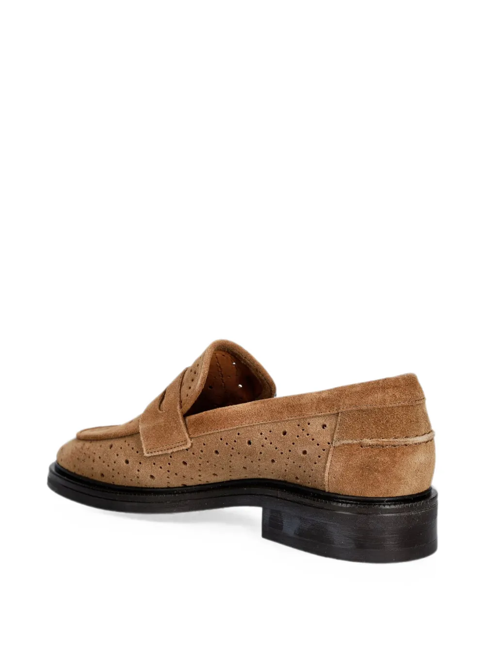 BILLI BI A19689 perforated penny loafers Beige