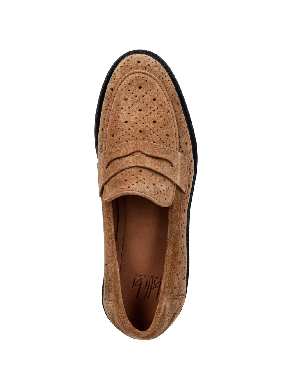 BILLI BI A19689 perforated penny loafers Beige