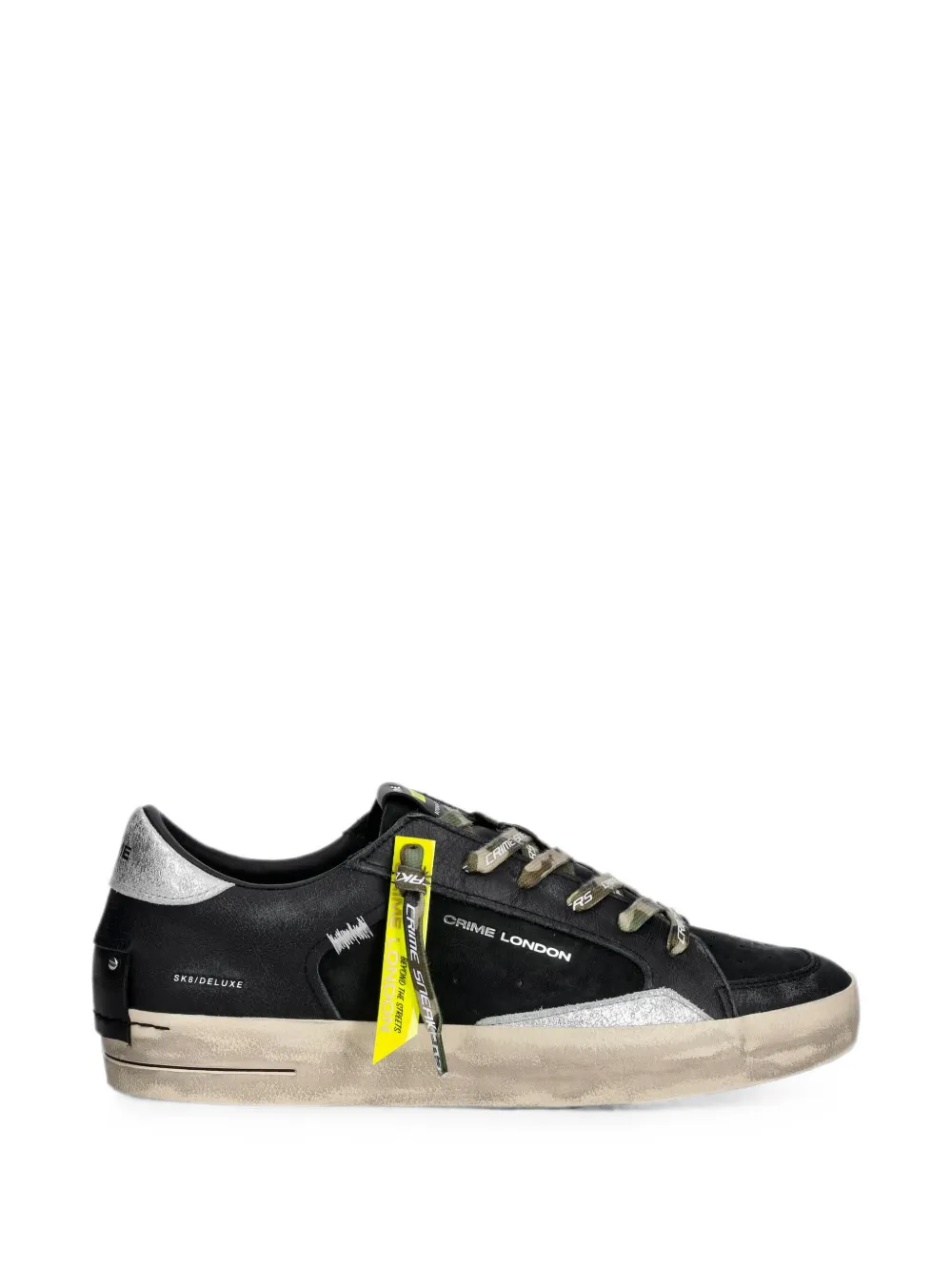 Crime London SK8 Deluxe sneakers Zwart