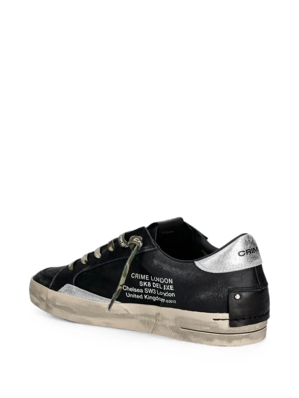 Crime London SK8 Deluxe sneakers Zwart